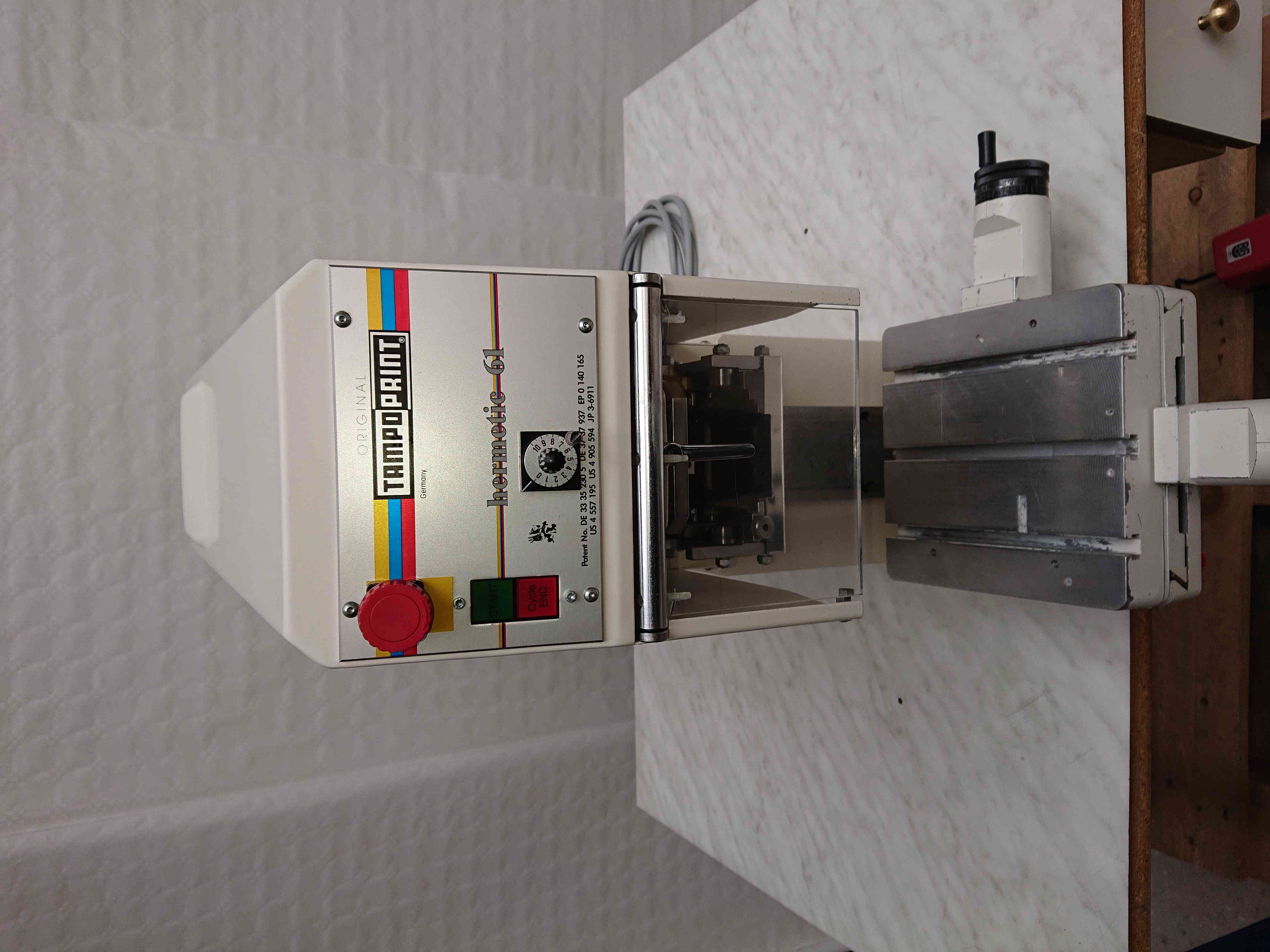 Hlavní pohled na stroj Hermetic 61